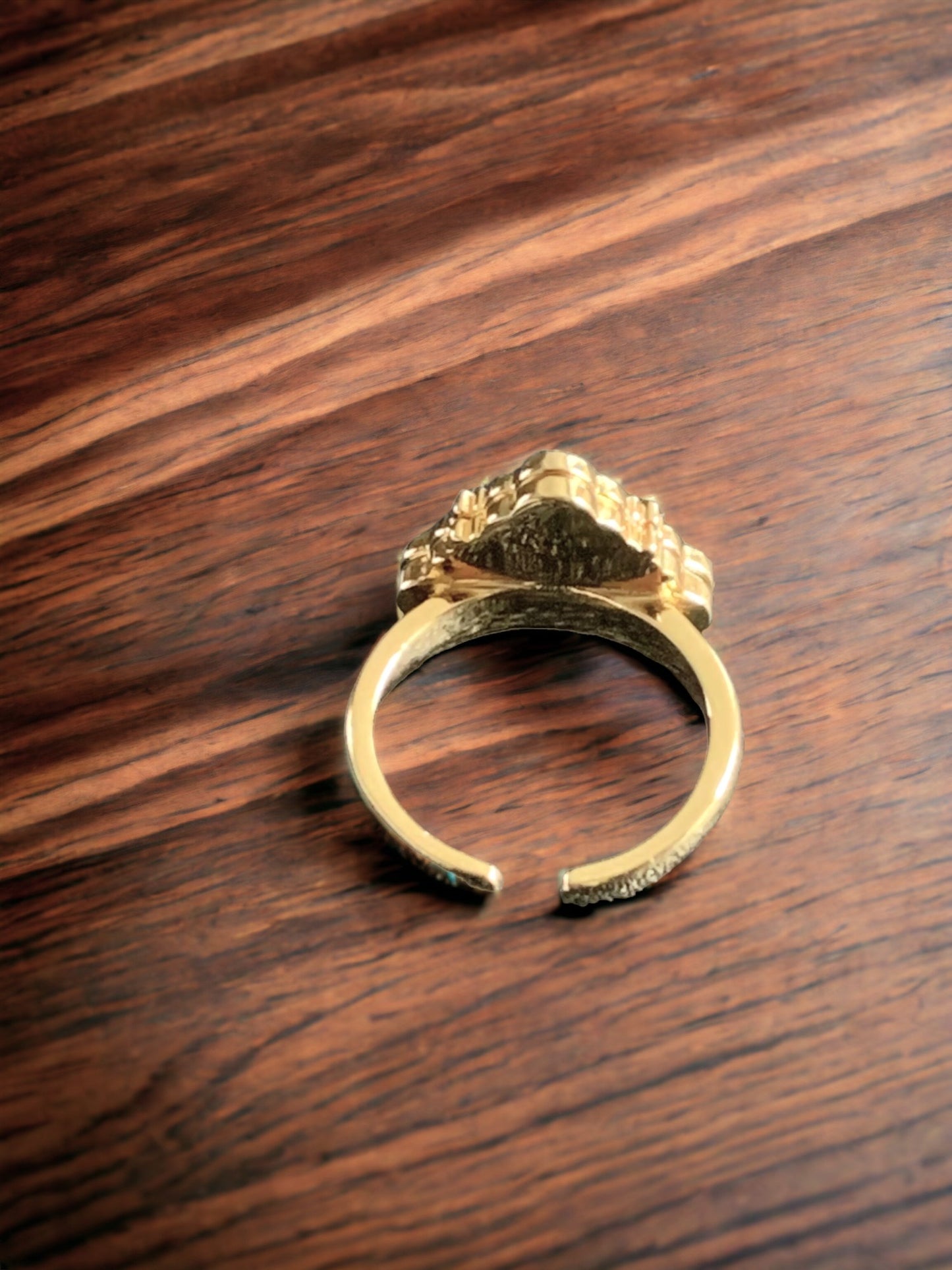 Lucky Clover Floral Statement Ring