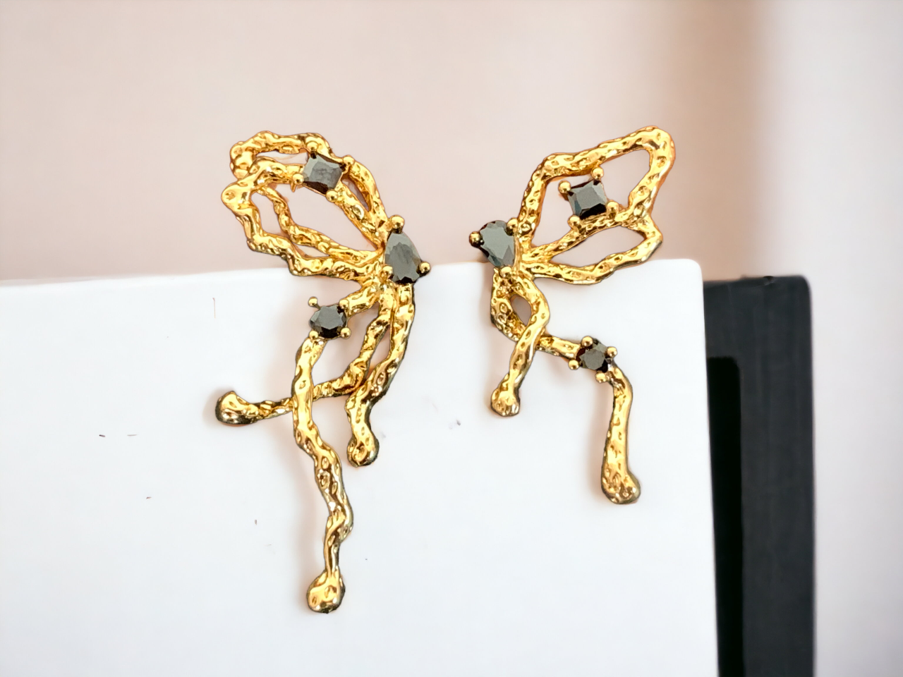 Mismatched Butterfly Wing Earrings