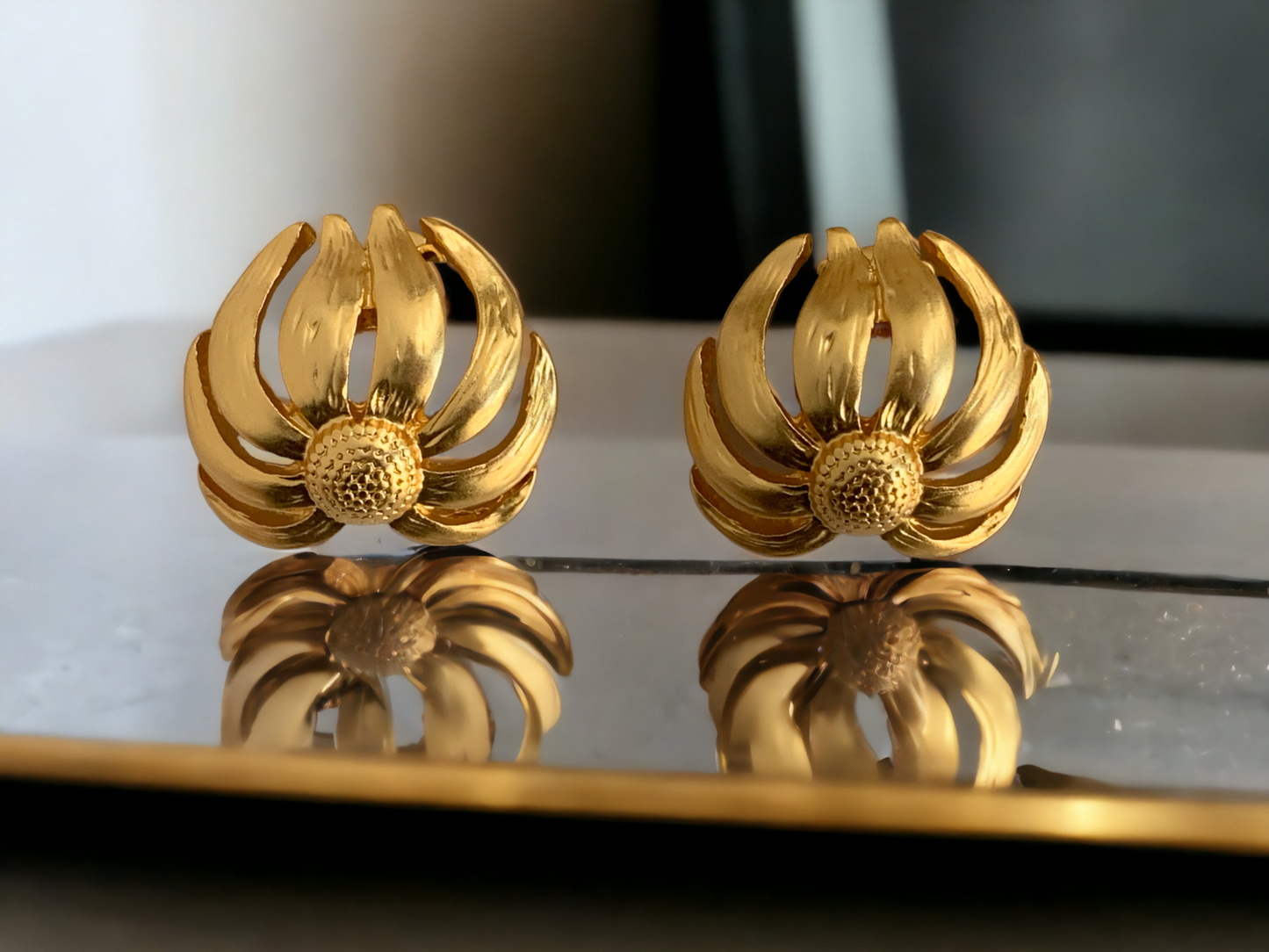 Coneflower Statement Earrings