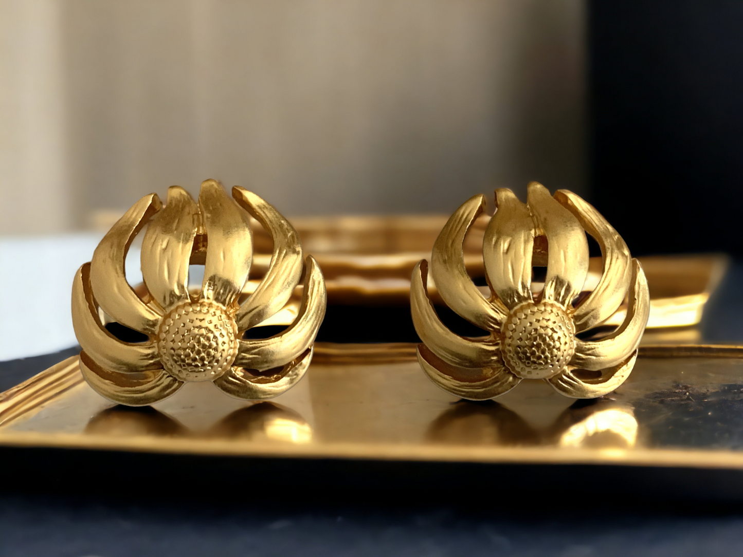 Coneflower Statement Earrings