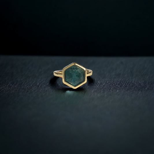 Natural Apatite Ring