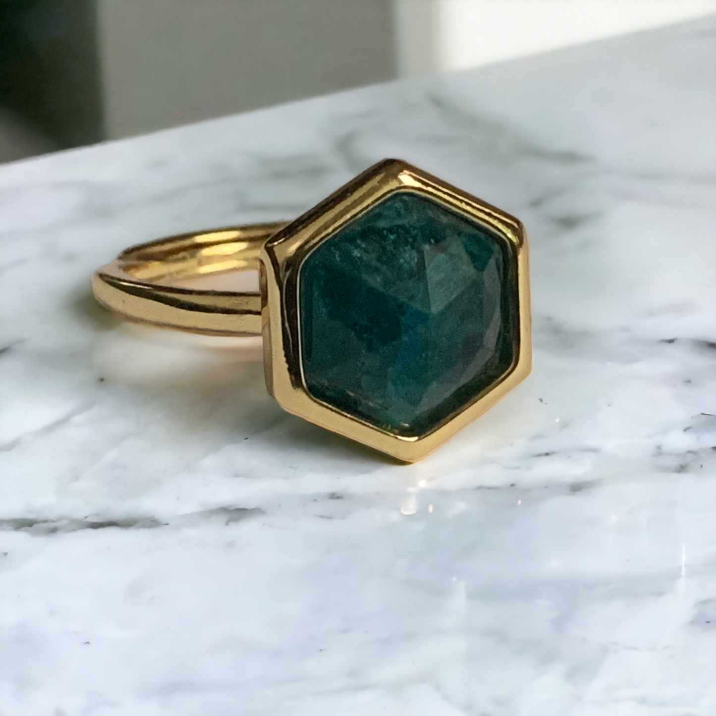Natural Apatite Ring