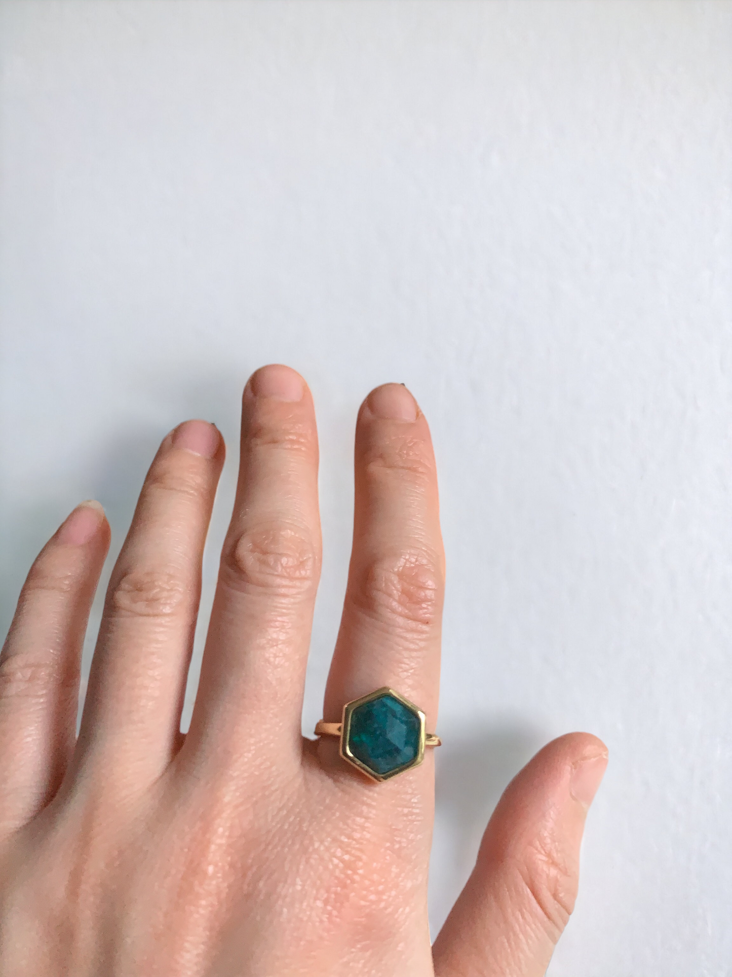 Natural Apatite Ring