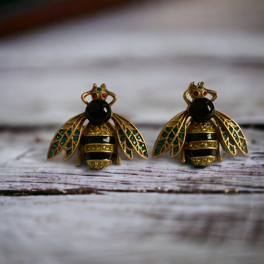 Bumble Bee Earrings