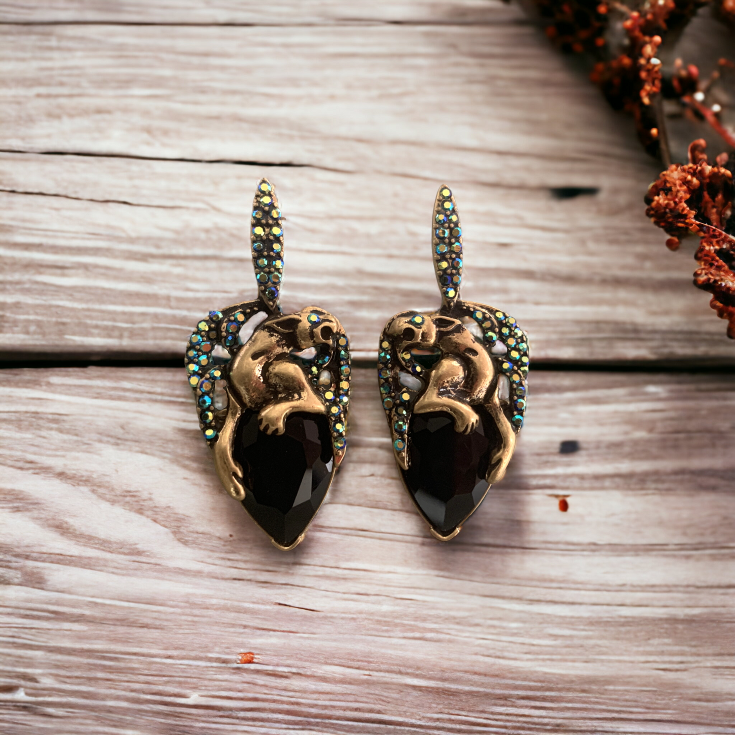Leopard Earrings