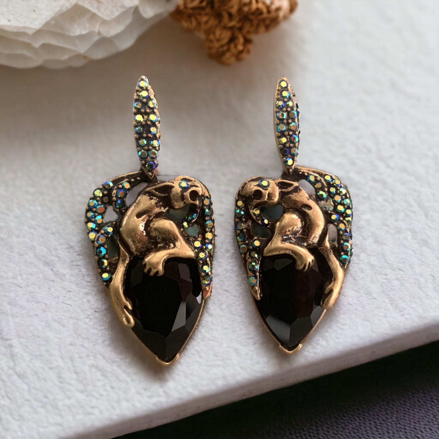 Leopard Earrings