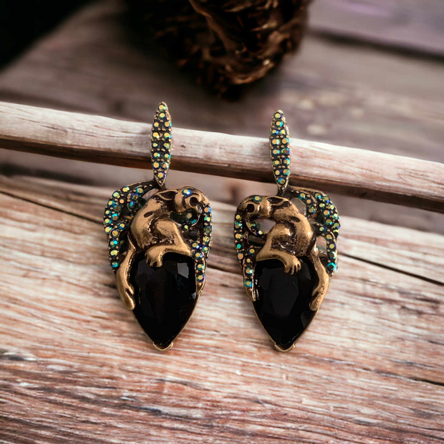 Leopard Earrings