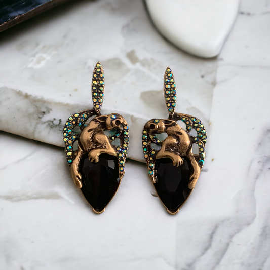 Leopard Earrings