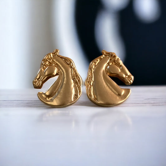Horse Head Earrings