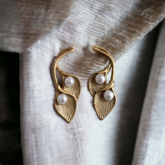 Ginkgo Leaf Earrings