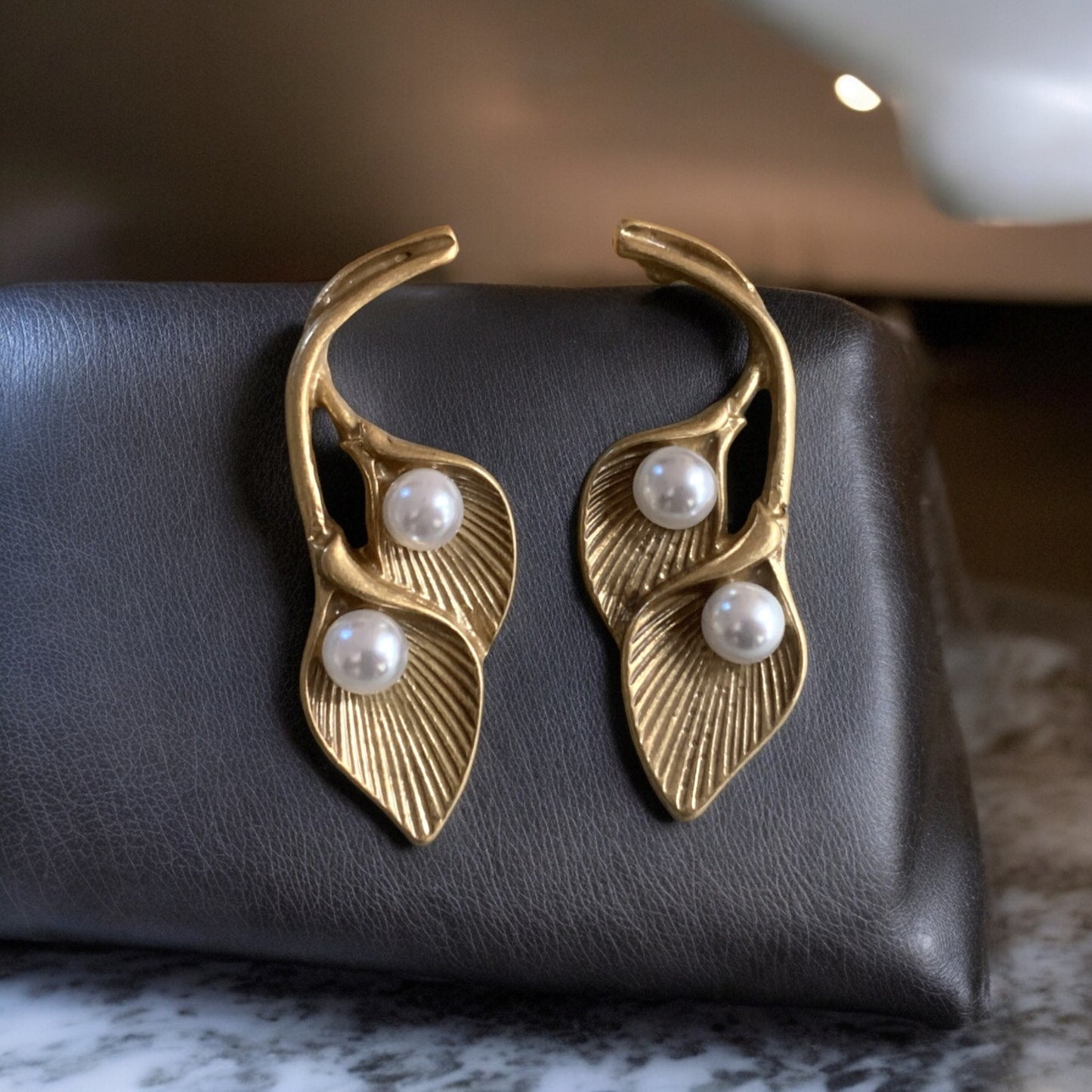 Ginkgo Leaf Earrings