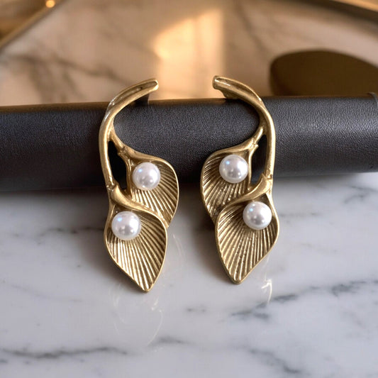 Ginkgo Leaf Earrings