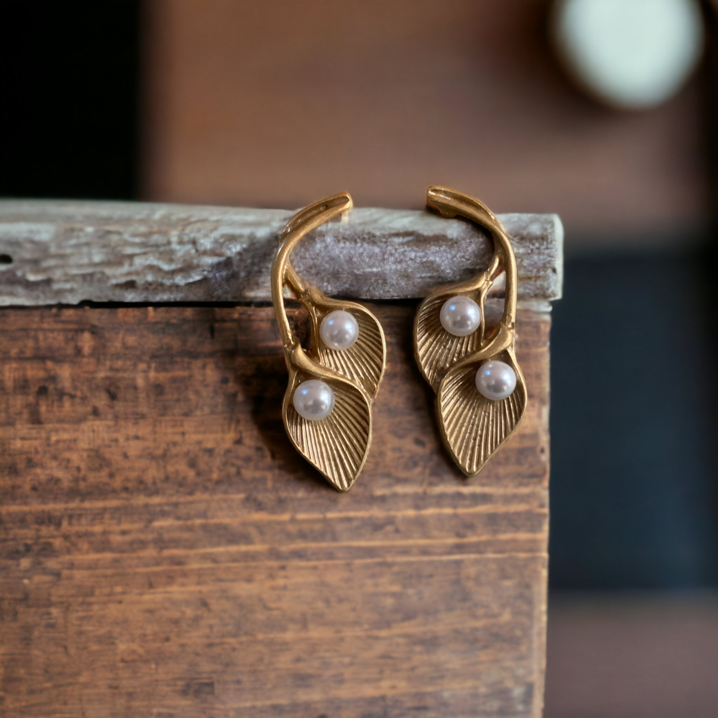 Ginkgo Leaf Earrings