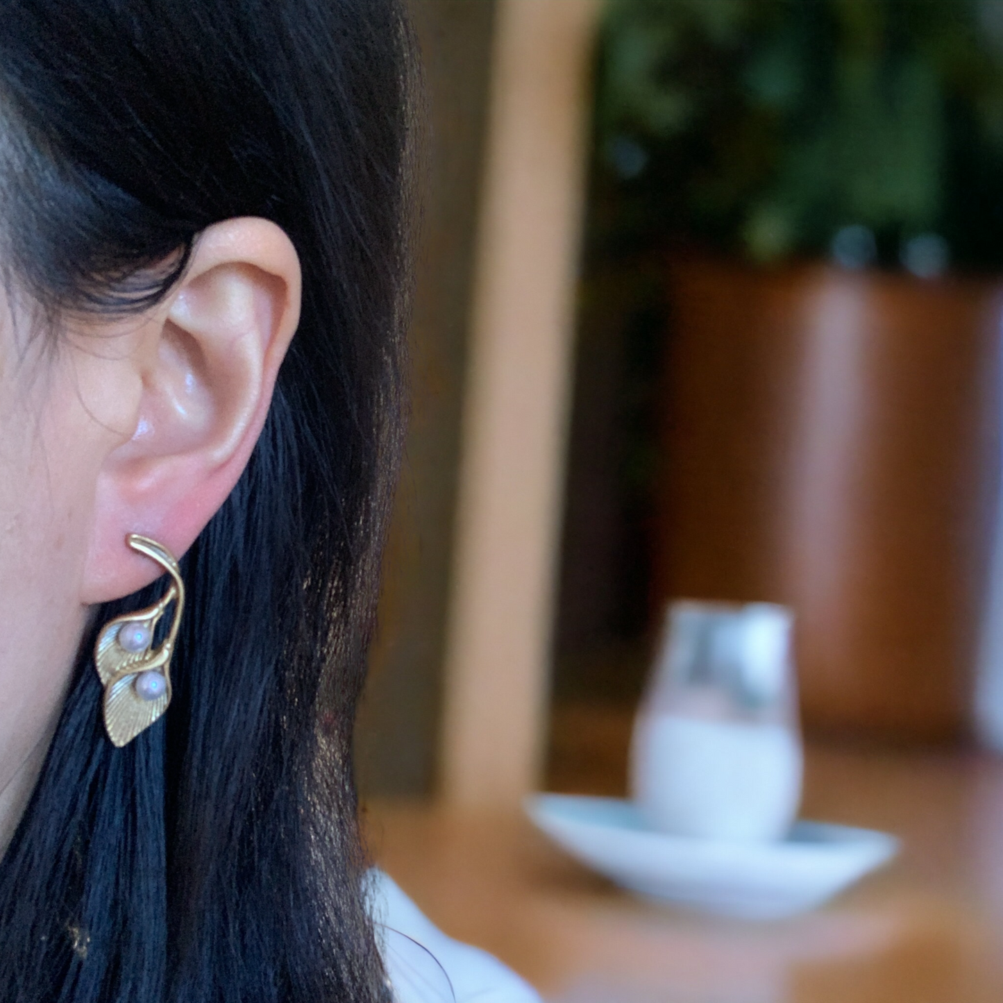 Ginkgo Leaf Earrings