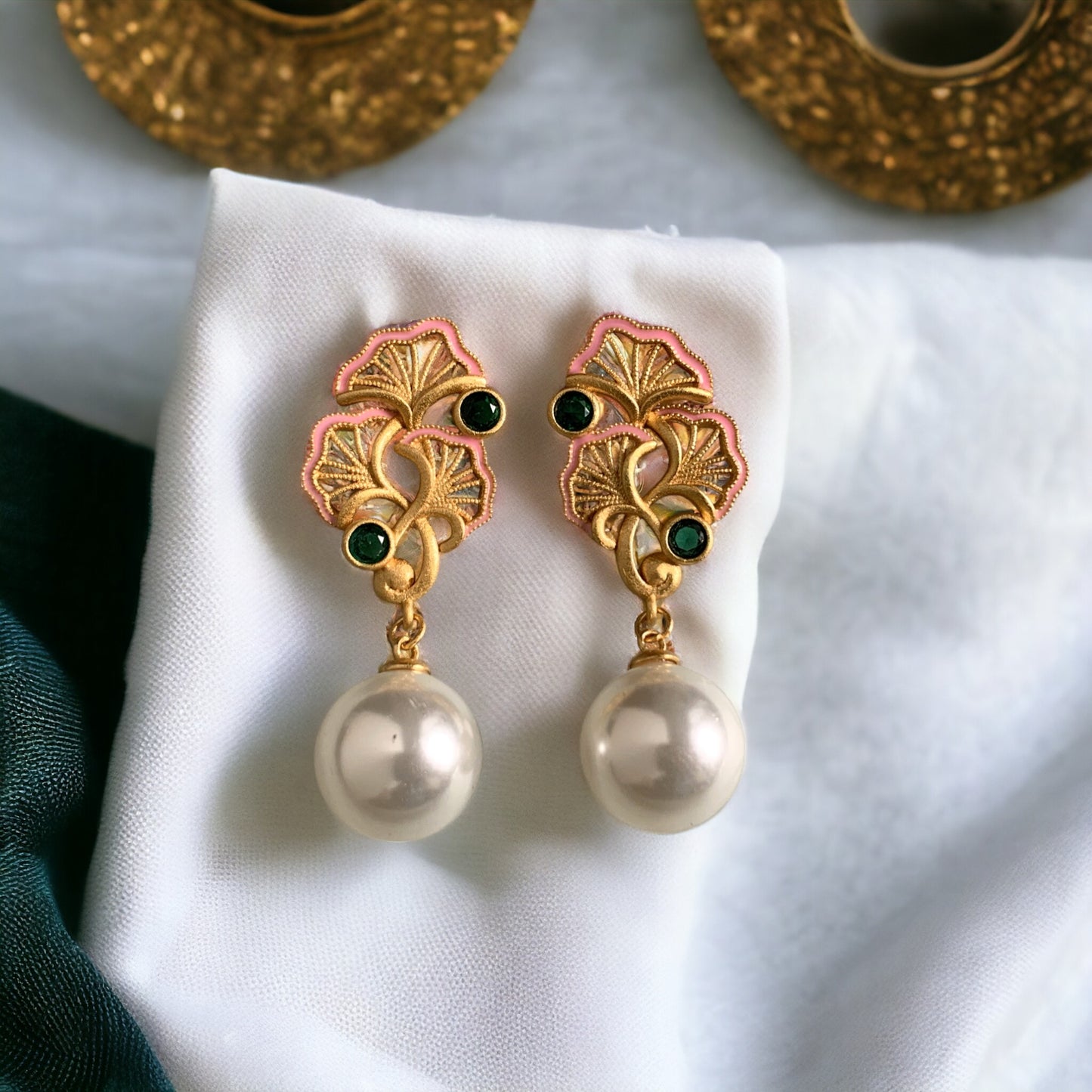 Ginkgo Leaf Earrings