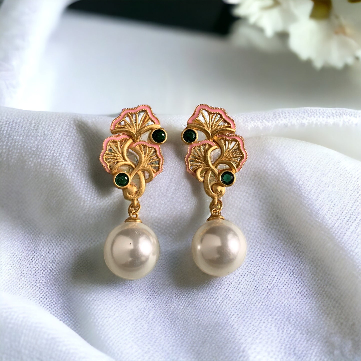 Ginkgo Leaf Earrings