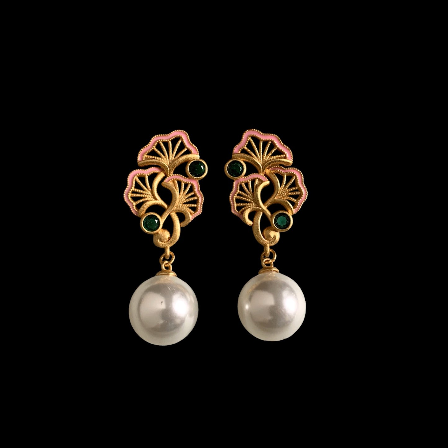 Ginkgo Leaf Earrings