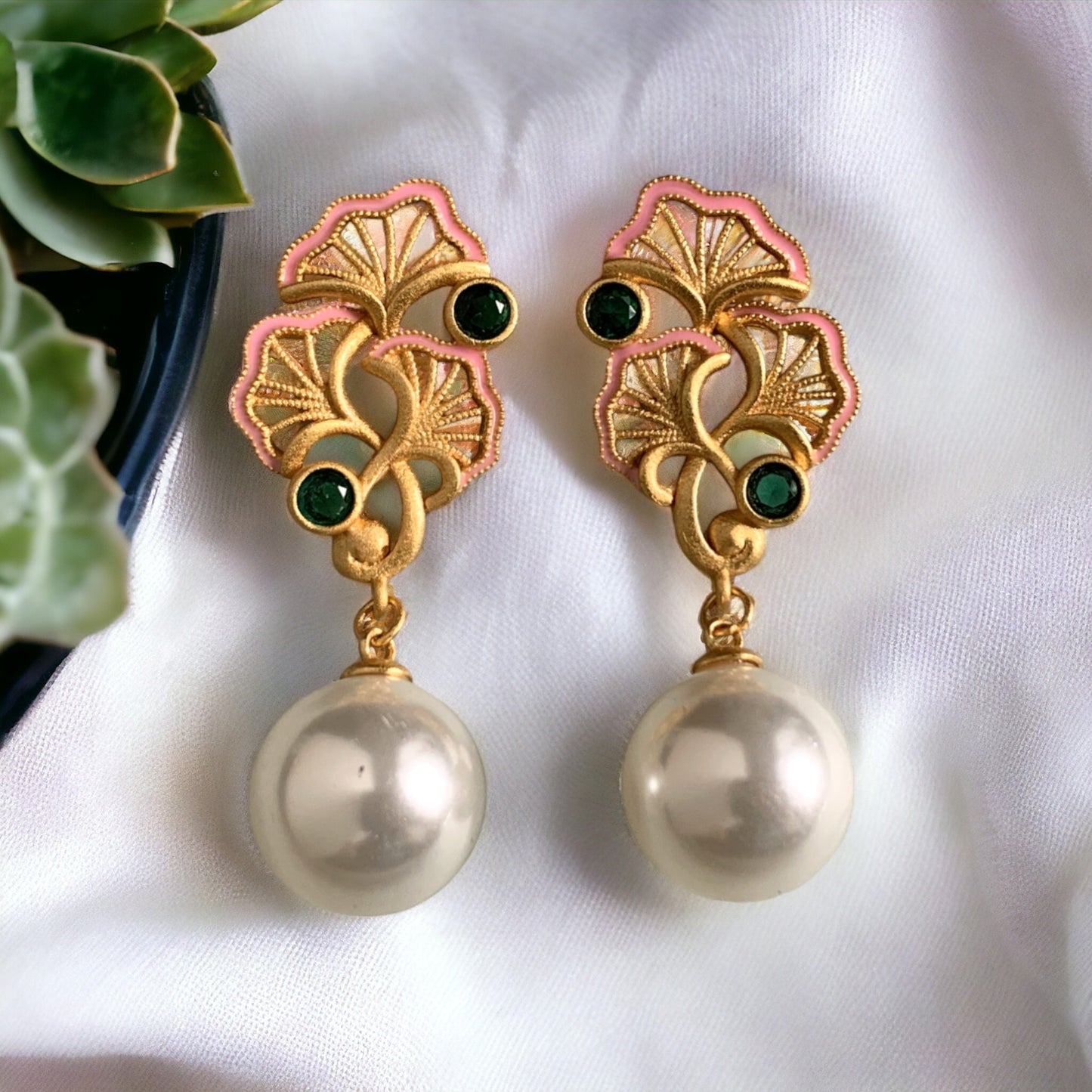 Ginkgo Leaf Earrings