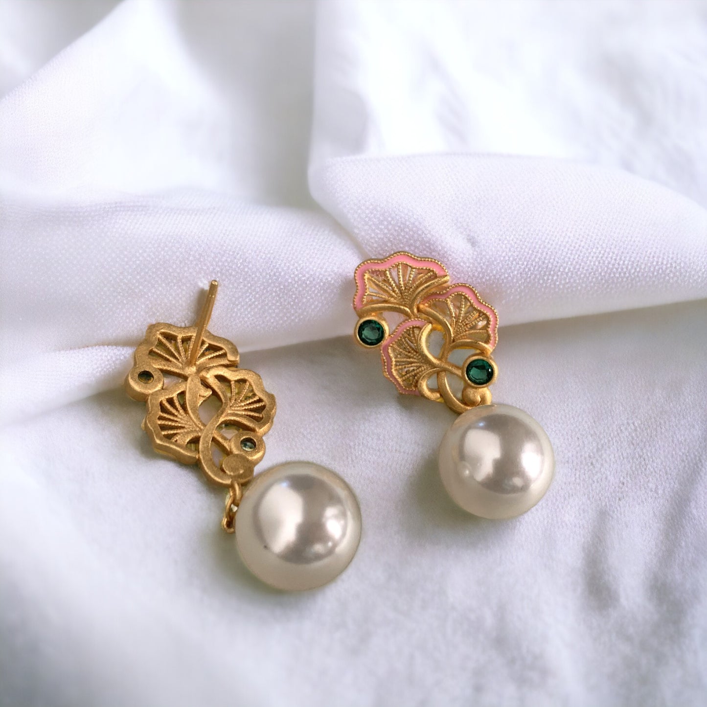 Ginkgo Leaf Earrings