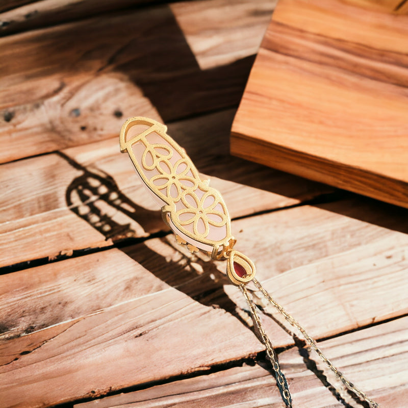 Victorian Dress Inspired Jade Necklace