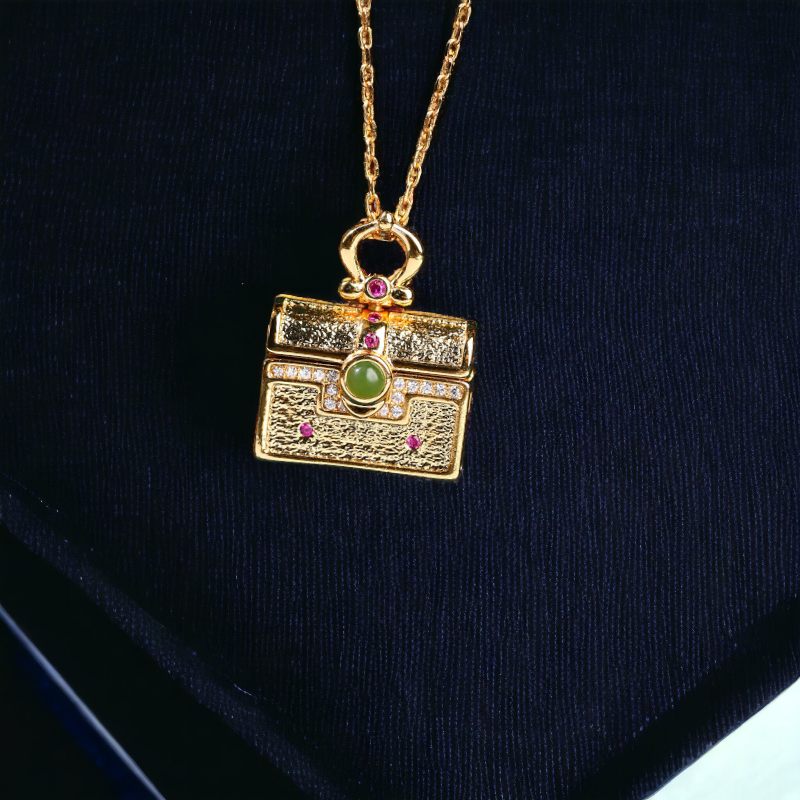 Purse Locket Necklace