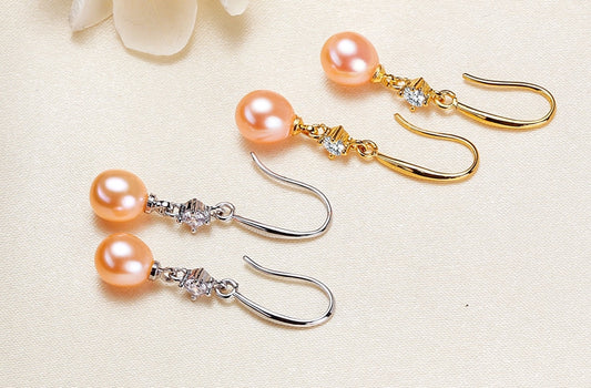 Genuine Freshwater Pearl Earrings