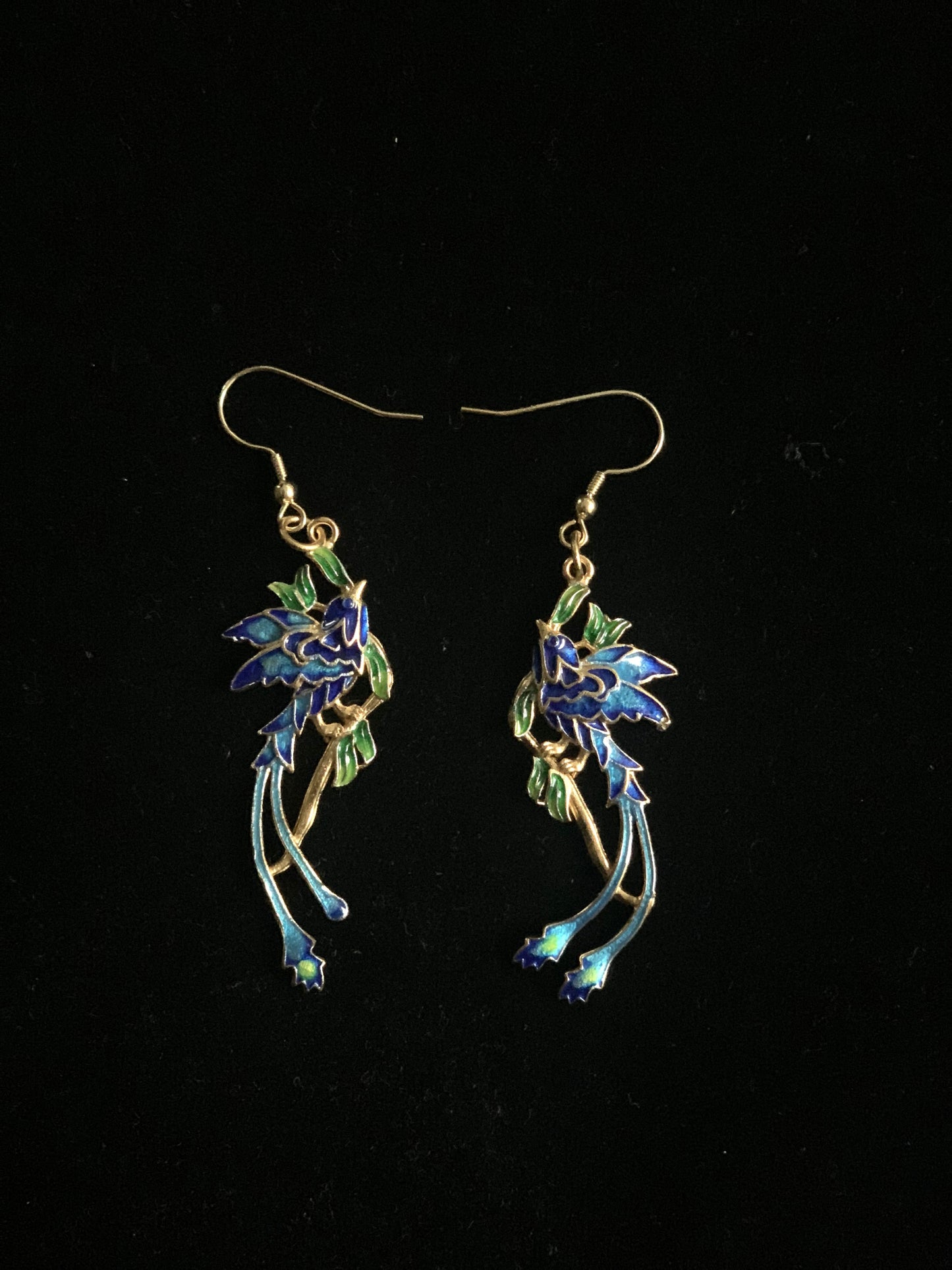 Phoenix on Branch Statement Earrings