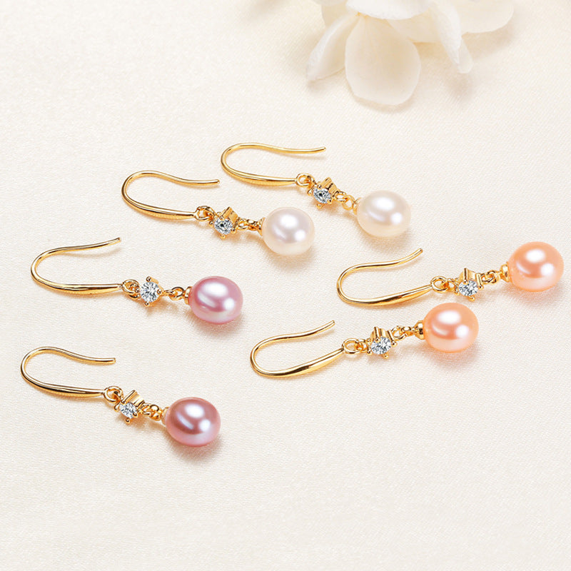 Genuine Freshwater Pearl Earrings