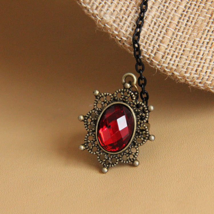 Gothic Butterfly Finger Ring Bracelet