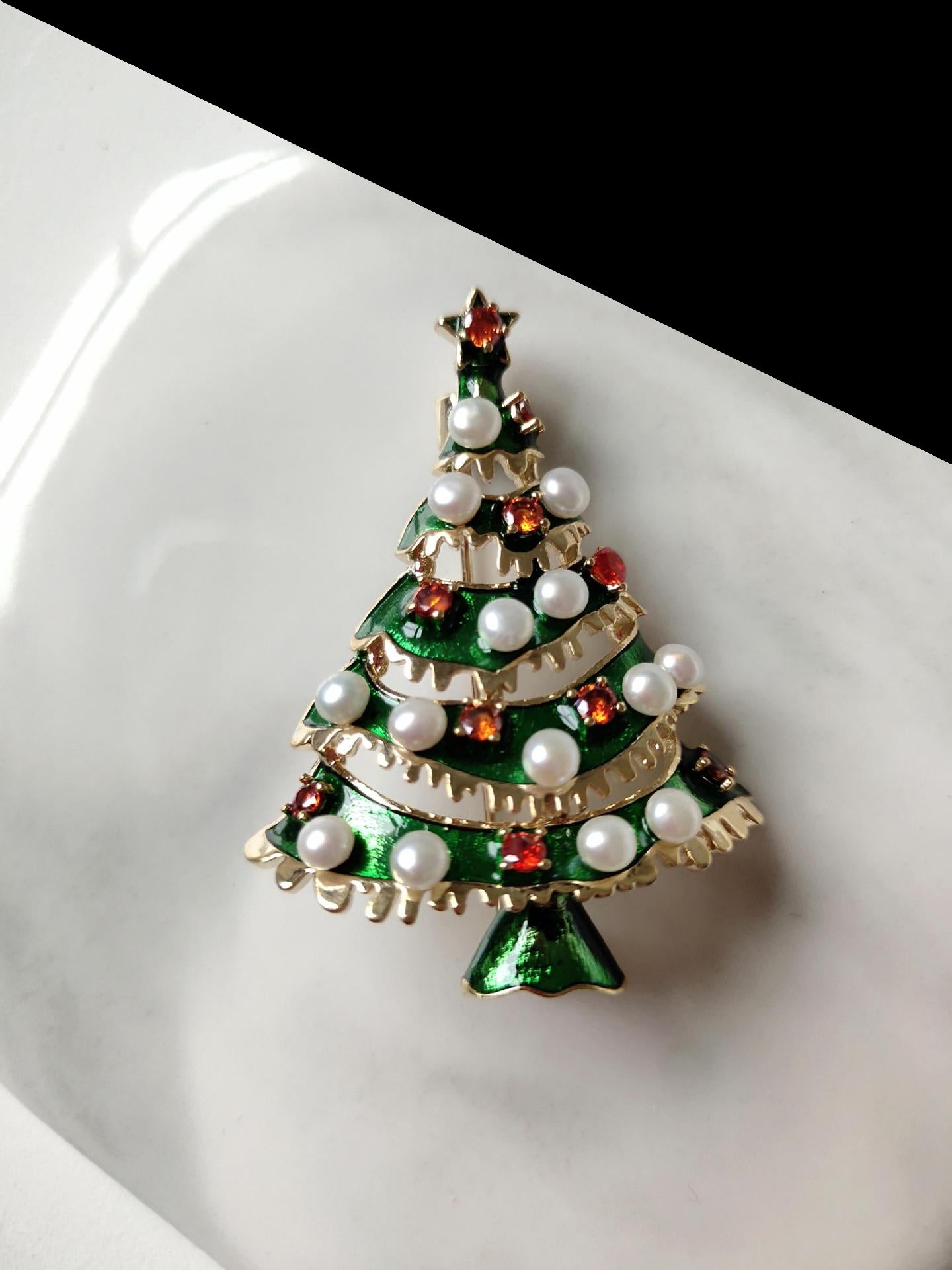 Christmas Tree Brooch