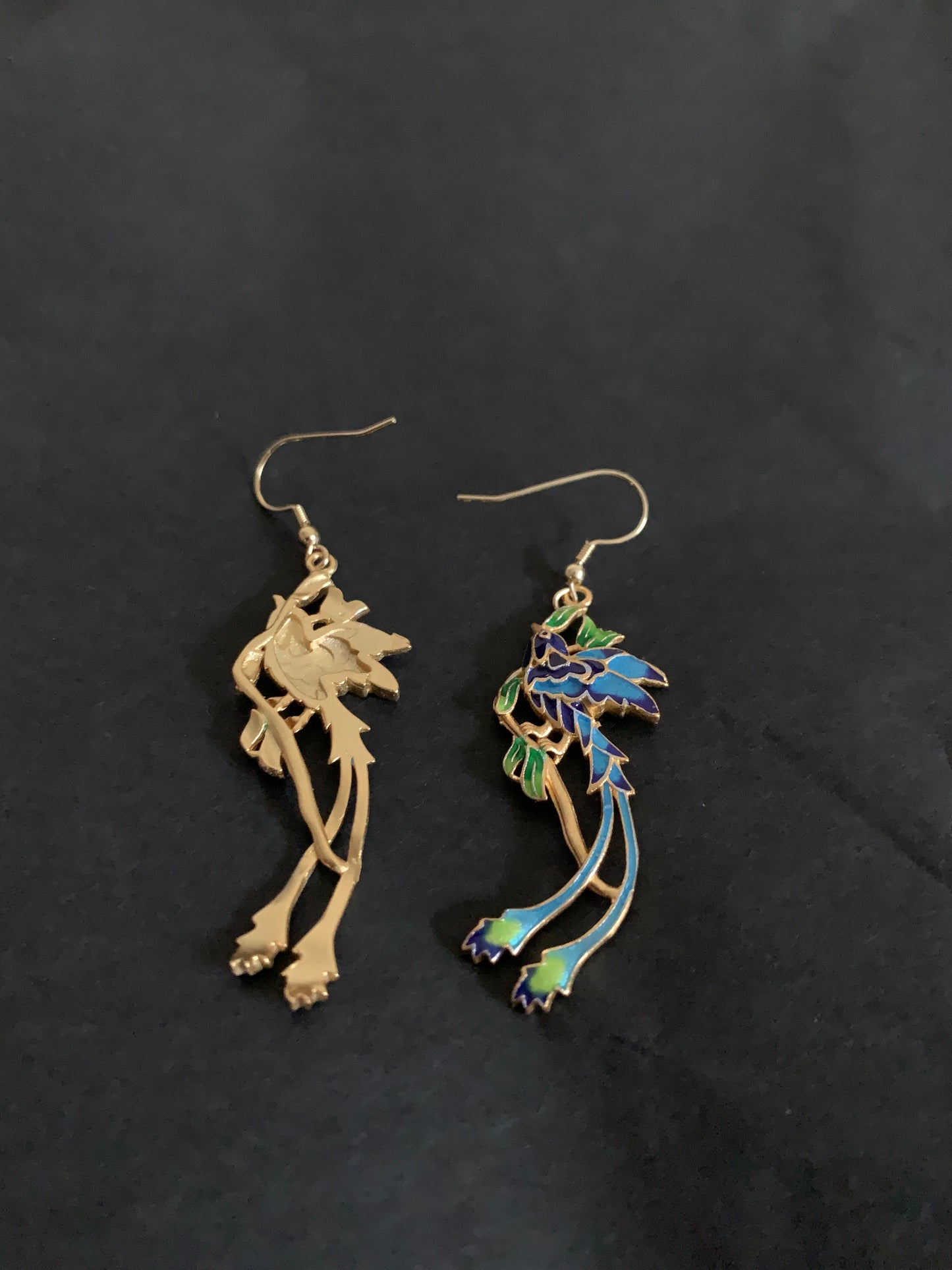 Phoenix on Branch Statement Earrings