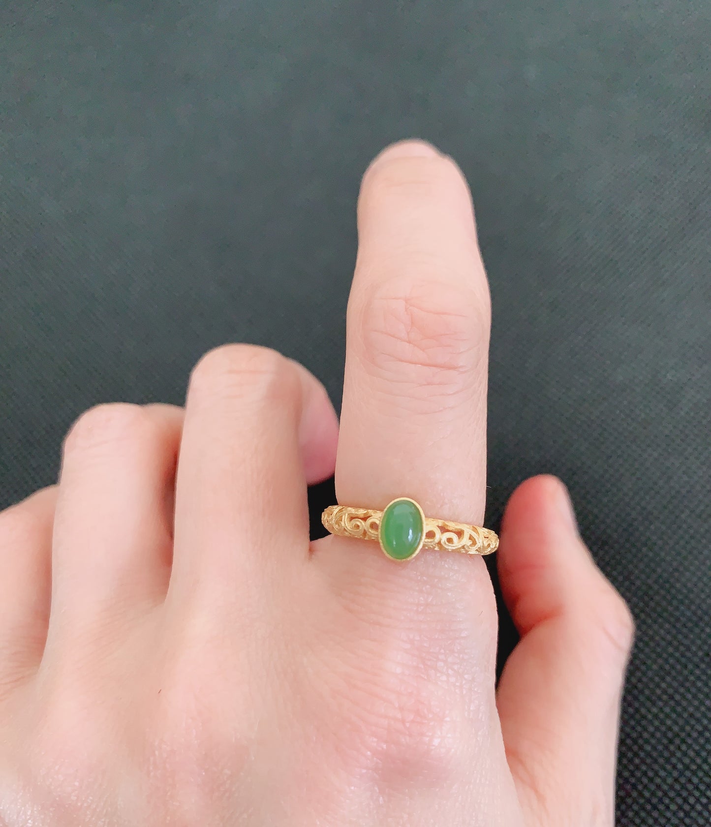 Jasper Jade Ring