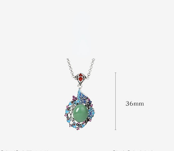Vintage Style Phoenix Necklace