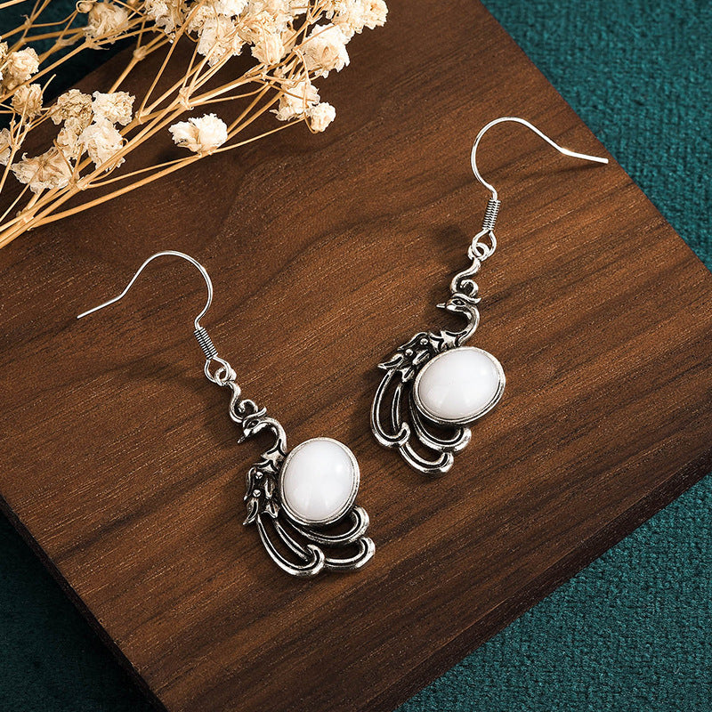 Phoenix Jade Drop Earrings
