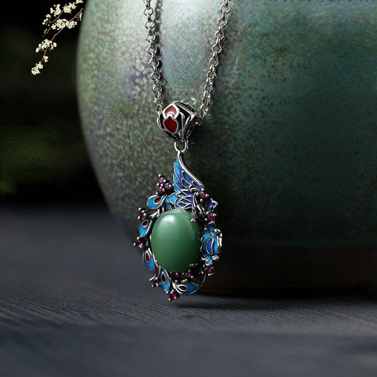 Vintage Style Phoenix Necklace