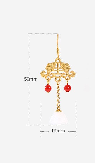 Vintage Style Koi Fish Earrings