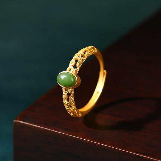 Jasper Jade Ring