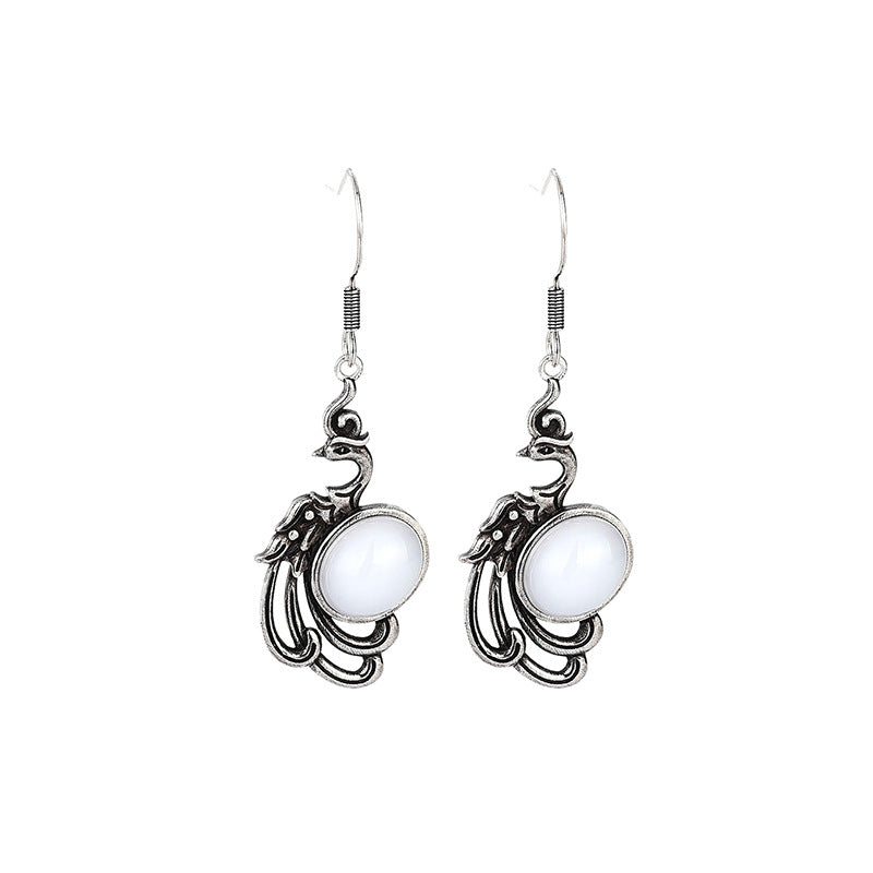 Phoenix Jade Drop Earrings