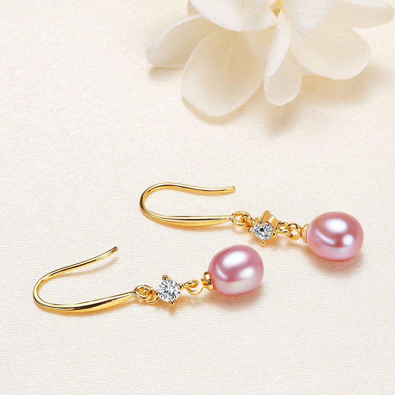 Genuine Freshwater Pearl Earrings