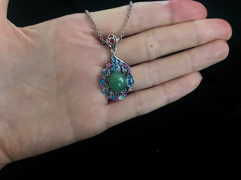 Vintage Style Phoenix Necklace