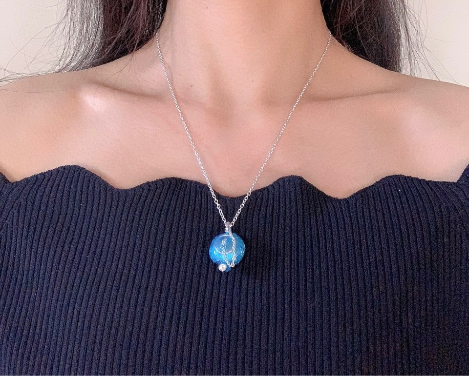 Cloisonne Teapot Necklace