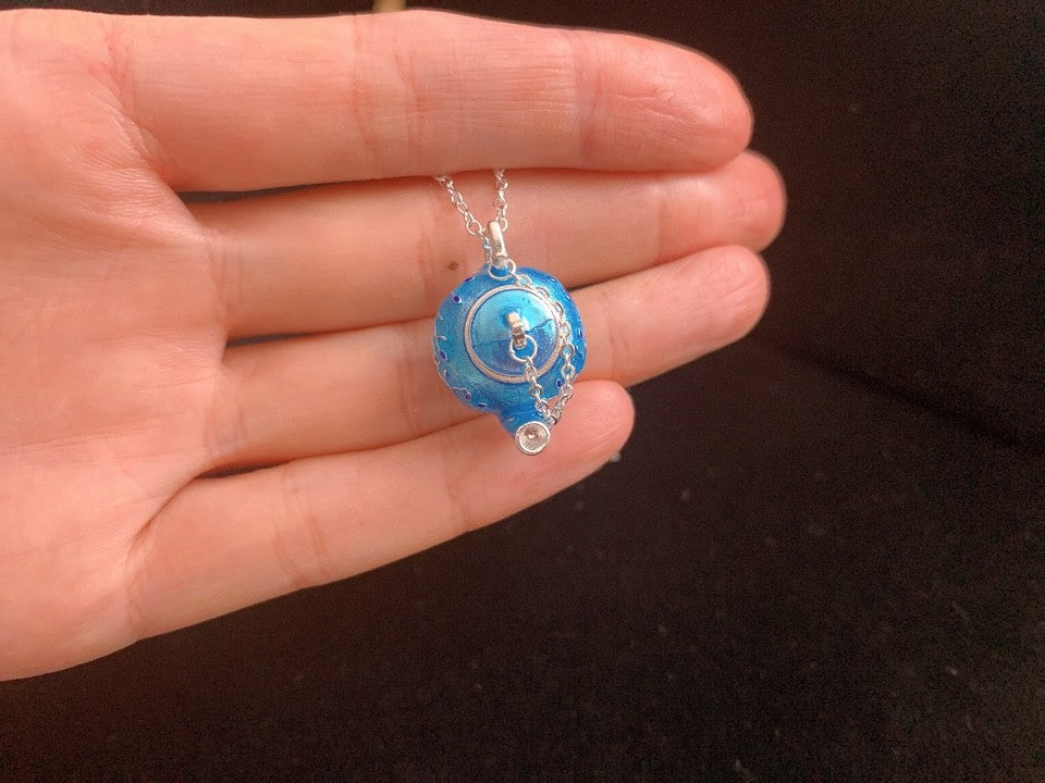 Cloisonne Teapot Necklace