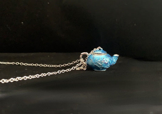 Cloisonne Teapot Necklace