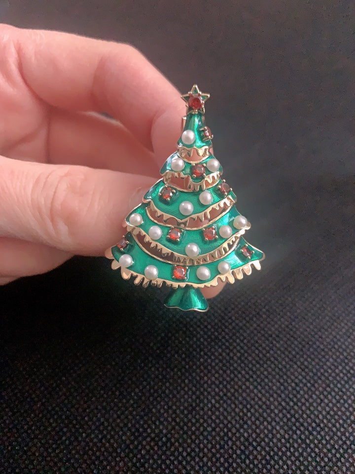 Christmas Tree Brooch