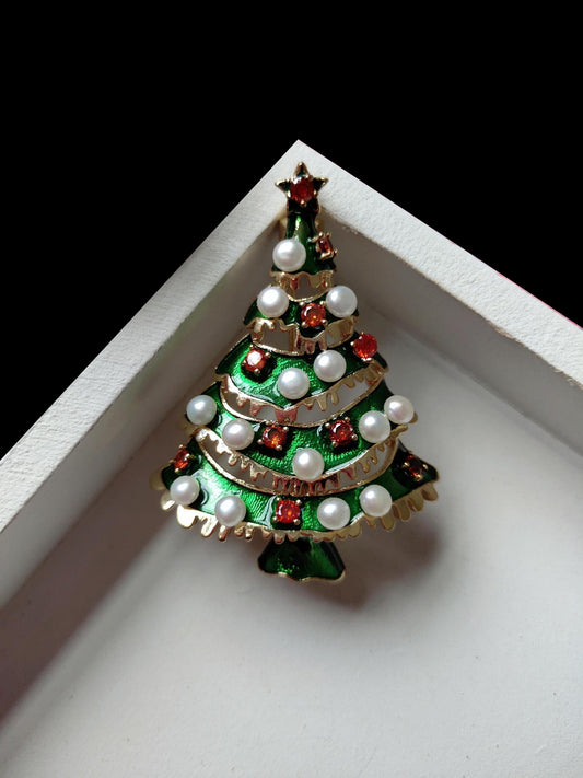 Christmas Tree Brooch